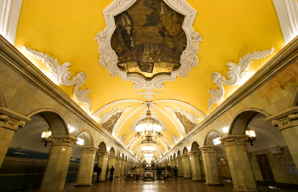 Moscow Metro-Komsomolskaya Station